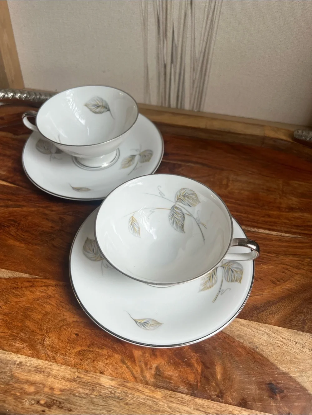 Vintage Mid-Century Normandy pattern by Edelstein Bavaria (set of 2)